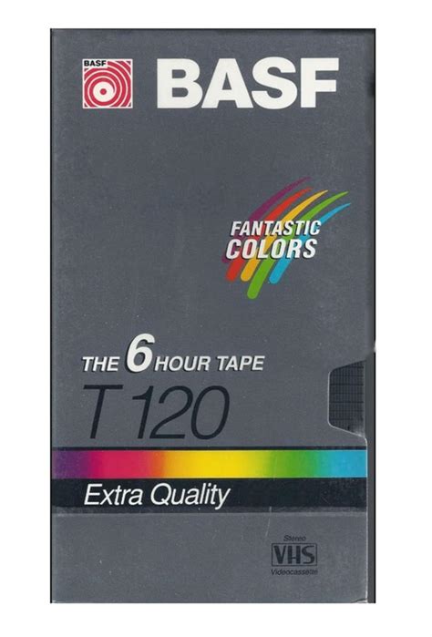 BASF T120 6-Hour VHS Tape Extra Quality : Amazon.in: Electronics