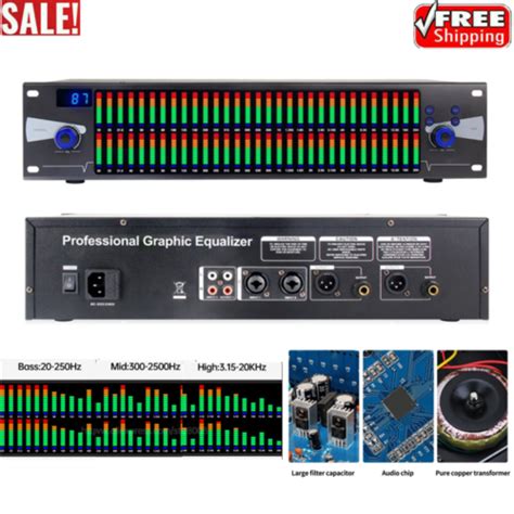 Graphic Equalizer Digital Equalizer Dual 31-Band India | Ubuy