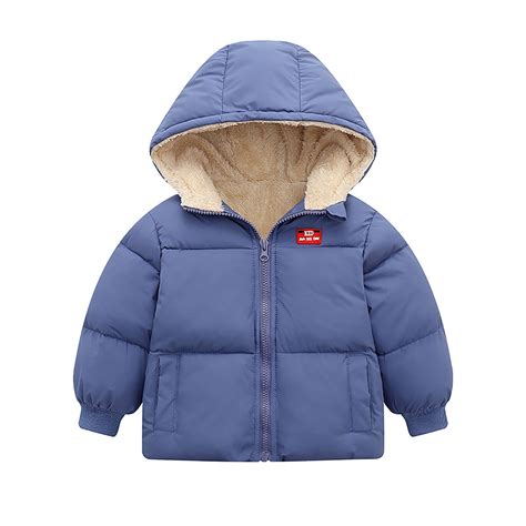 Baby Boys Winter Coat Toddler Puffer Coat Cute Bear Ear Hooded Jackets ...