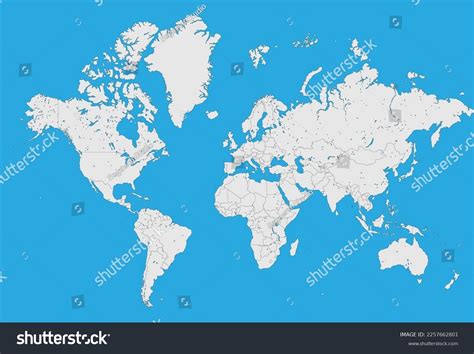 Map of World No Names 的图像结果