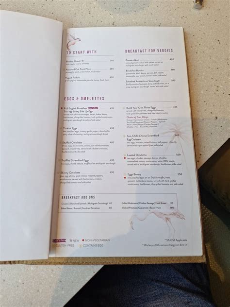 Menu at Poetry by Love and Cheesecake, Mumbai, Eros Theatre