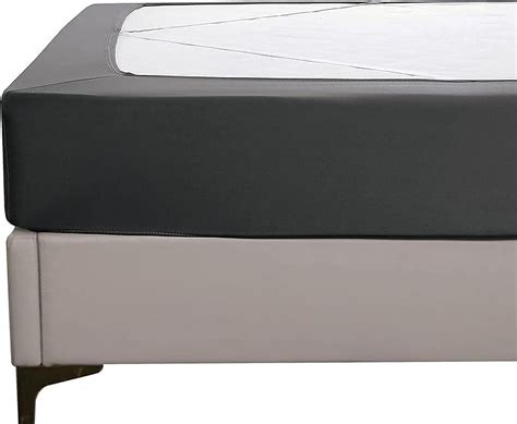 Elegant Comfort Jersey Knit Box Spring Cover Queen Gray Wrinkle-Free ...