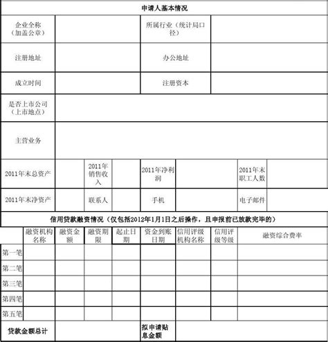 (完整版)中国工商银行个人贷款申请表Word模板下载_编号qvjdpraj_熊猫办公