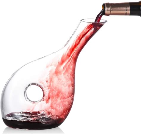 Amazon.com | SCSXGO Wine Decanter,Crystal Wine Carafe Decanters, Wine ...