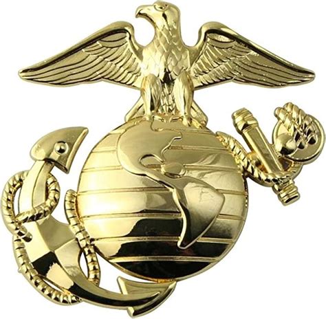 Buy U.S. Marine Corps EGA Gold Metal Auto Emblem Online at Lowest Price ...