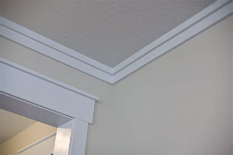 Modern Crown Molding for Simple Craftsman Door Trim
