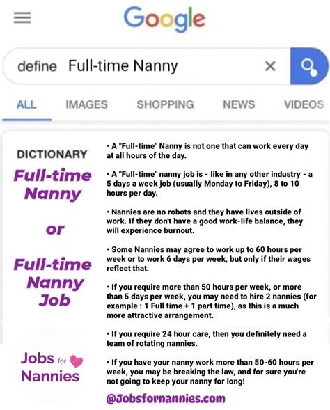 What is a full-time Nanny? - Jobs for Nannies