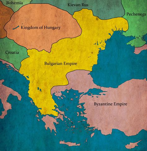 Bulgaria Map In Europe Tartary Empire