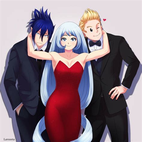 Tamaki Amajiki, Nejire Hado & Mirio Togata | Hero academia characters ...