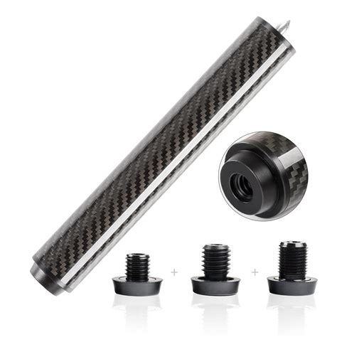 Buy KONLLEN Pool Cue Extension with 3 Bumpers Carbon Fiber Billiards ...