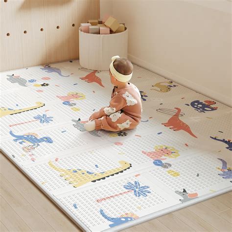 Amazon.com : BG-BABYGO Baby Play Mat Foldable Baby Floor Play Mat Large ...