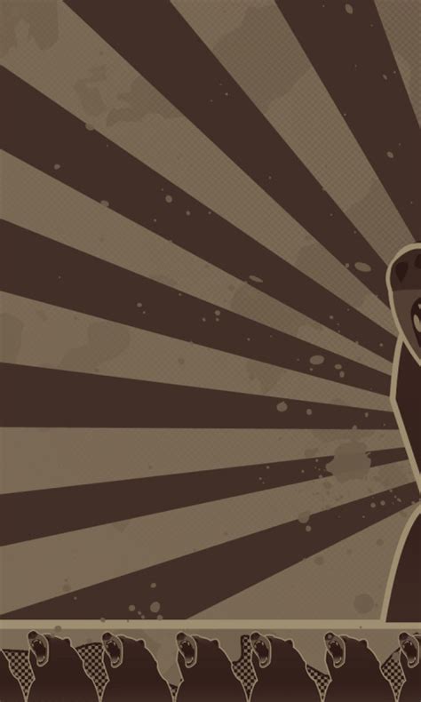 Download wallpaper vector, teeth, bear, section style in resolution 480x800