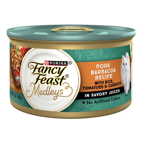 Purina Fancy Feast Medleys Wet Cat Food Pork Barbacoa with Rice ...