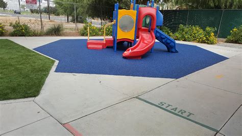 San Diego Poured In Place Rubber Playground Safety Surfacing