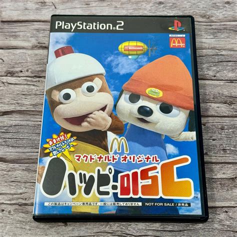 Mcdonald's Original Happy Disc Parappa Playstation 2 Game Japan US ...