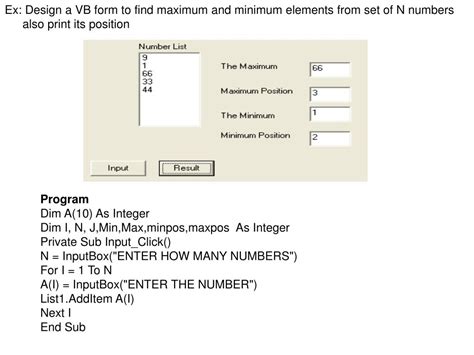 Structured Programming in Visual Basic PPT 的图像结果