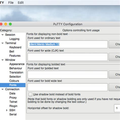 Using Putty App 的图像结果