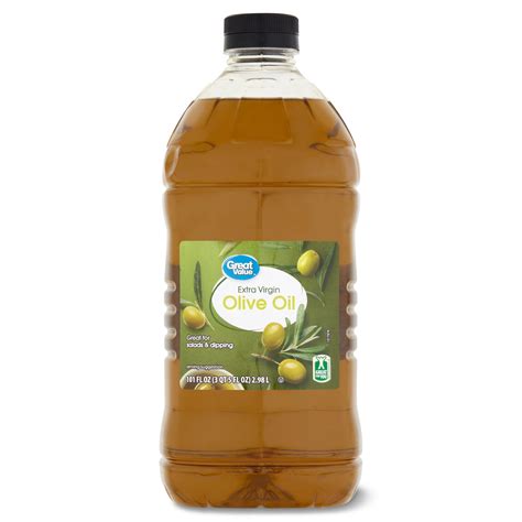 Great Value Extra Virgin Olive Oil, 101 fl oz Bottle – Walmart ...