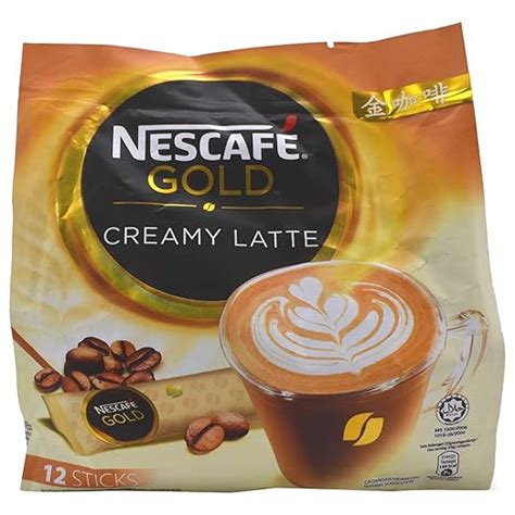 Nescafe Gold Creamy Latte Coffee 12 Sticks (12 X 33g), 396g : Amazon.in ...