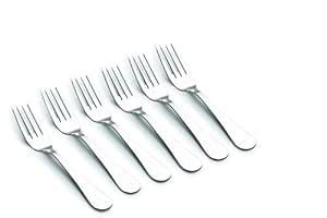 Buy Neelam Stainless Steel Balanced Iconic 6 pcs Dinner Fork Set Online ...
