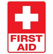 Image result for Firts Aid Box Sign for Office