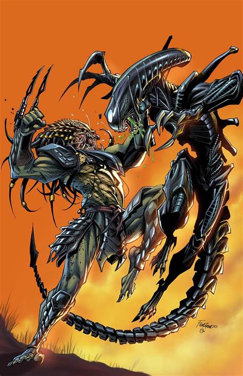 Image result for Alien vs Predator Cartoon