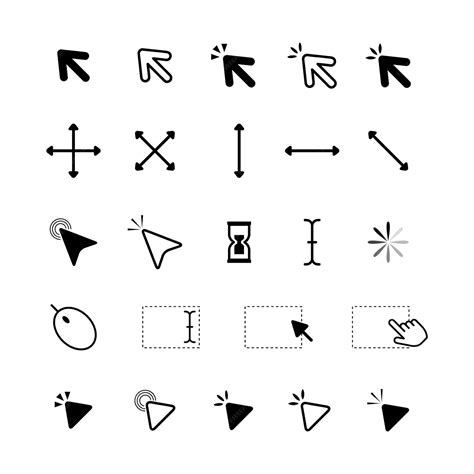 Mouse Cursor Designs 的图像结果