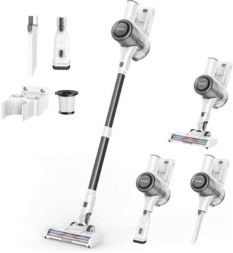 Homeika Cordless Vacuum Cleaner for Pet Hair with Detachable Battery ...