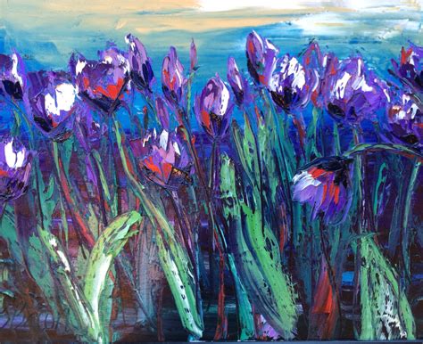 Dark Purple Painting at PaintingValley.com | Explore collection of Dark ...