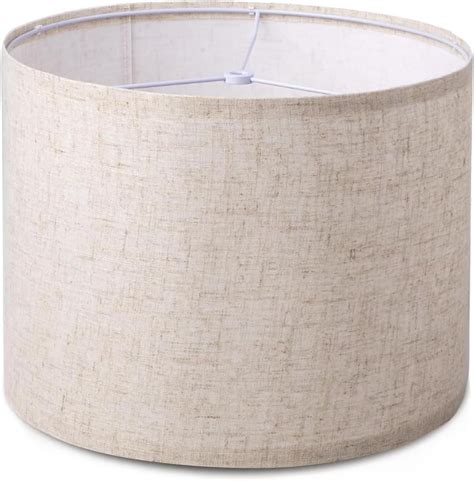 Lamp Shade for Table Lamps, Drum Lampshade for Floor Lamps, 13" Top X ...