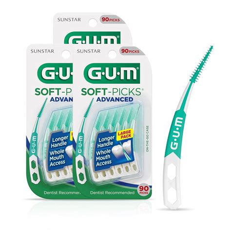 Amazon.com: GUM Soft-Picks Advanced, Easy to Use Dental Picks for Teeth ...