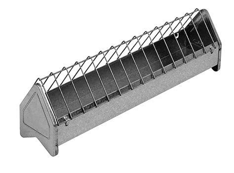 (Pack of 1) 12" inch Premier Metal Trough Feeder for Chickens & Poultry ...