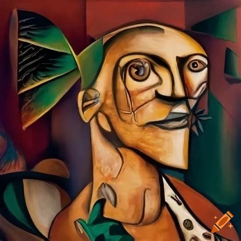Luxury painting of picasso titled guernica on Craiyon