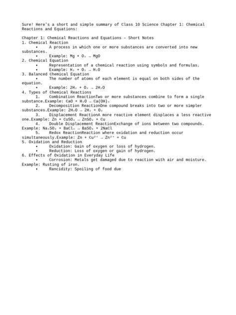 Image result for Class 10 Science Chapter 1 Complete