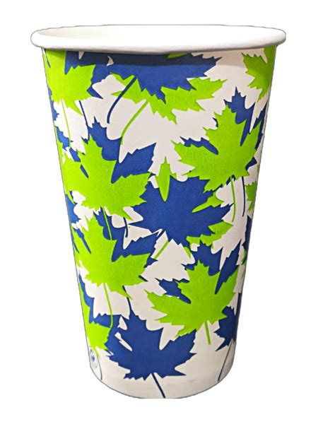 ECONUS Premium Disposable Printed Large Paper Cups | Pack of 25 | 450ml ...