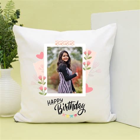 Buy Birthday Picture Cushion | Customized Photo Pillows | Happy ...