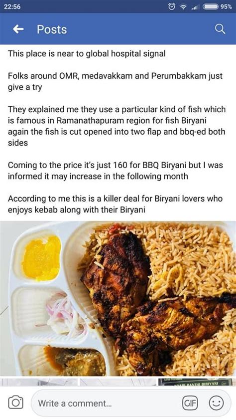 Menu at Arabi Sutta Kozhi, Chennai, 64