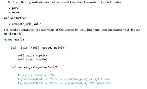 Image result for Python Code for Car Constructor with Class