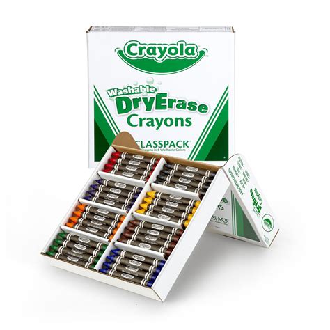 Crayola® Dry-Erase Crayons Classpack | Becker's