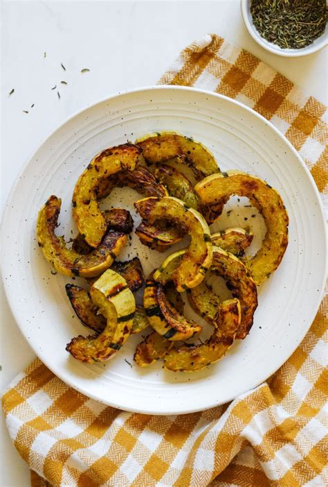 Easy Air Fryer Delicata Squash - Hannah Magee RD