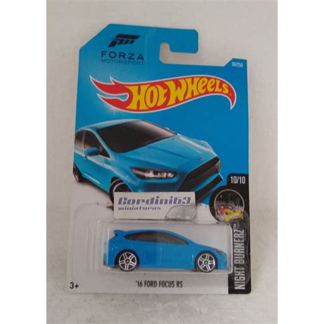Hot Wheels '16 Ford Focus RS - Forza Motorsport | Shopee Brasil