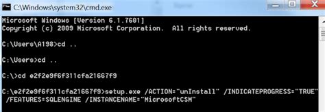 Image result for How to Uninstall SQL Command Line