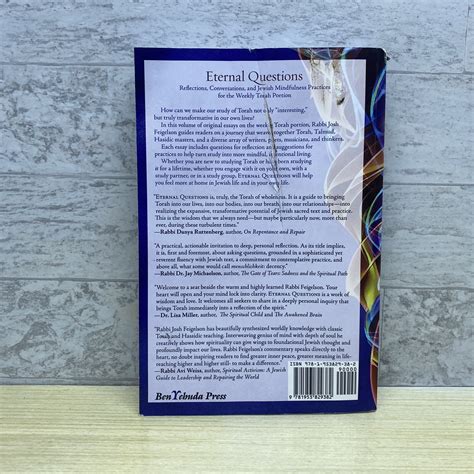 Eternal Questions by Rabbi Josh Feigelson Jewish | Ubuy India