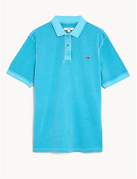 Buy Pure Cotton Polo Shirt at Marks & Spencer