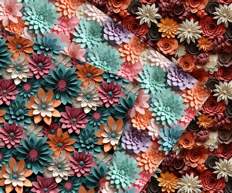 Image result for 3D Flower Quilt Patterns