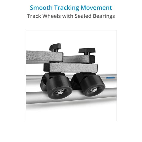 Proaim Swift Camera Dolly, 12ft Track – Portable & Affordable