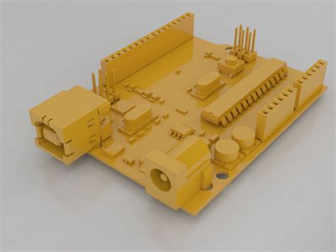 How Arduino Project Model in AutoCAD 的图像结果