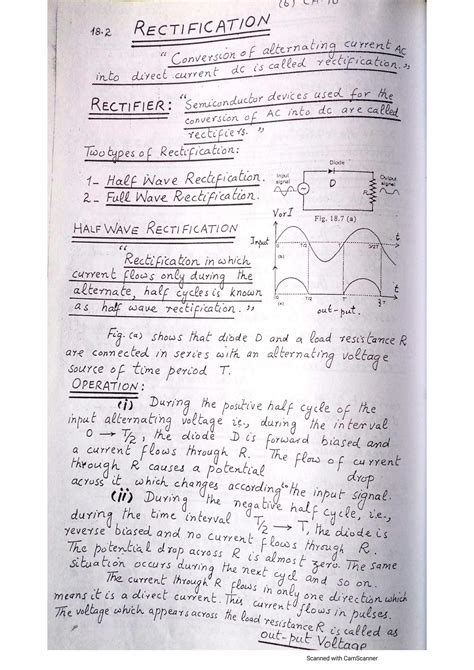 Rectification Diode 的图像结果