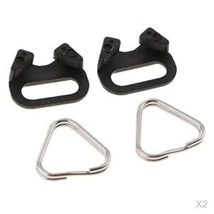 ZOOMELLA 4pcs Shoulder Neck Strap Triangle Split Ring Hand Grip Hook ...