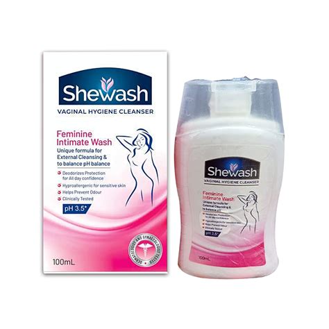 She Wash Vaginal Hygiene Cleanser 100ml - Cureka - Online Health Care ...